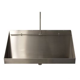 Stainless steel urinal trough TECHNIK Veterinary