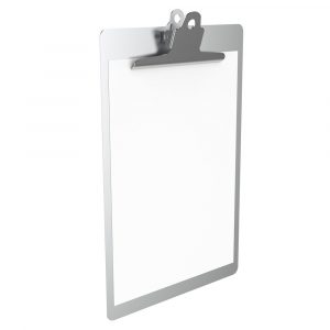 A4 Stainless Steel Clipboard