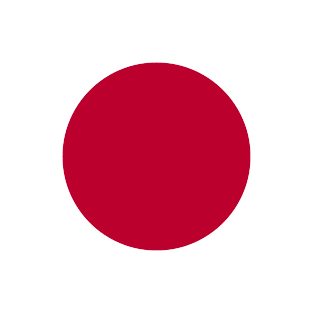 japan flag round